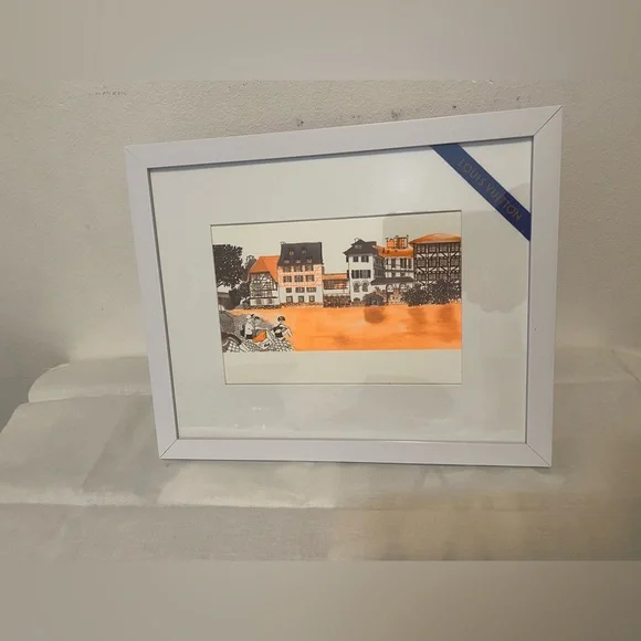 Authentic Louis Vuitton/Ruben Toledo “Strasbourg” Framed Postcard - Picture 4 of 5